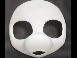 以墨开源兽装furry打印头骨模型