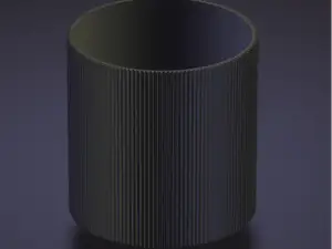 Кашпо с листом монстеры для 3D-принтера