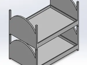 Doll house bunk bed