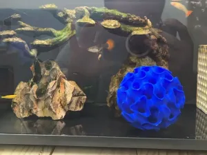 镂空球鱼缸鱼虾躲避屋
