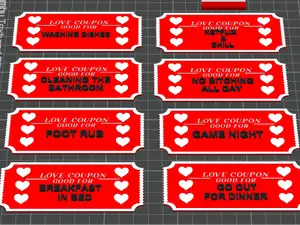 V-DAY COUPON TICKETS