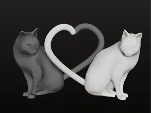 Heart-Tail Cats
