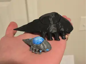 Dark Souls 3 Crystal Lizard {With lamp version}