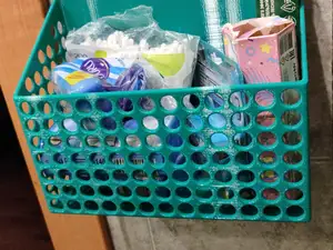 bathroom basket