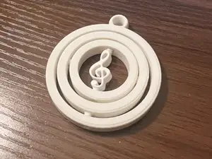 Treble Clef Music Gyro