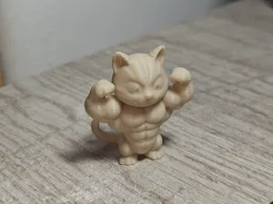 Gatto BodyBuilder Doppia Coda