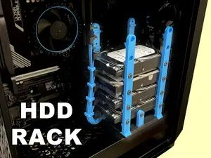 3.5" HDD Rack / Caddy / Holder (6 drives)