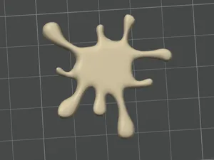 Kühlschrank magnet Klecks 3D