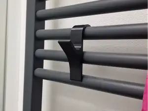 robe hook for heated towel rail