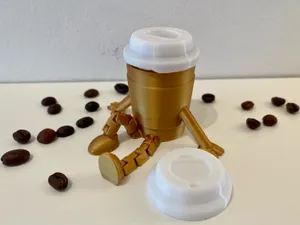 Flexi Coffee Cup Buddy (articulated - no supports)