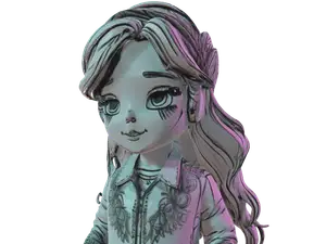 Anime Doll Collectible Bust "Twilight Muse"