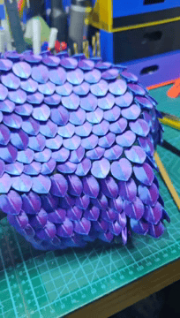 3D面料鳞片敖闰cos