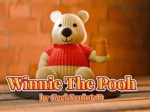 Winnie The Pooh Figurine with the Honey Jar