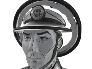 Naval Officer Commemorative Bust