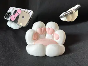 猫抓肉垫沙发手机支架