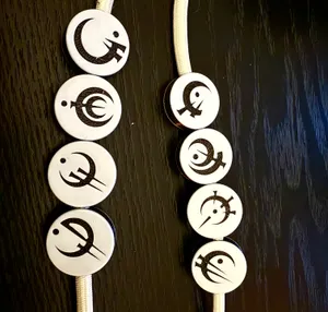 Mistborn Allomantic Metal Symbol Beads