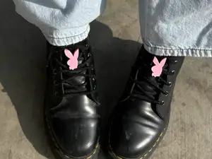 Bunny shoe charm