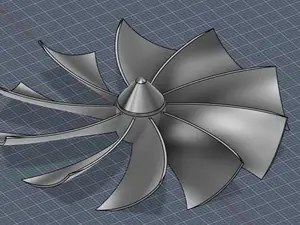 A fan blade
