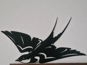 swallow wall decor