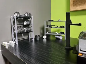 1/24 garage decorative shelf