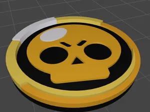 OG Brawl Stars AppIcon/Logo Keychain Depth Effect!