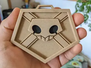 Bleach Soul Reaper Badge with insertable eyes