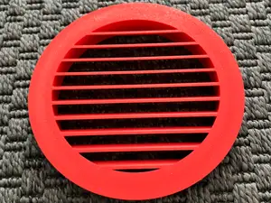 Customizable ventilation grid/Tube cover with grid