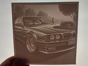 Bmw E38 Lithphane