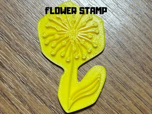 Flower stamp design
