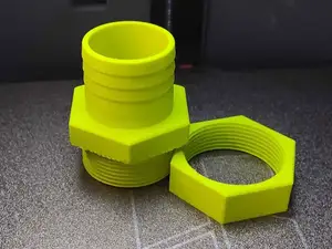 1-1/2" to 40mm Barrel Hose Thread And Nut Adapters