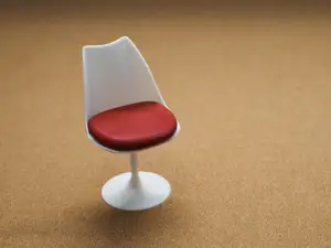 1:12比例玩偶用郁金香椅（标准款）Tulip Side Chair