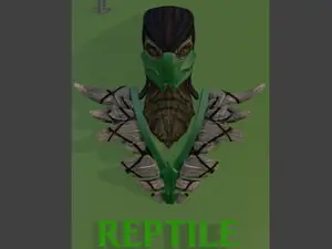 PS5 transformation kit in Reptile Style MKX