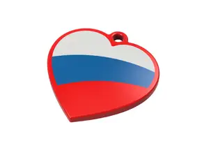 Keychain flag of Russia