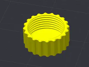 40x3 / 1-1/4"x3 Threaded Cap