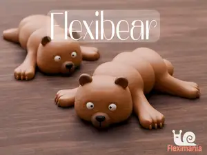 Adorable Flexibear Articulated Bear Toy