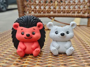 卡通刺猬,分色打印(普通+针织)