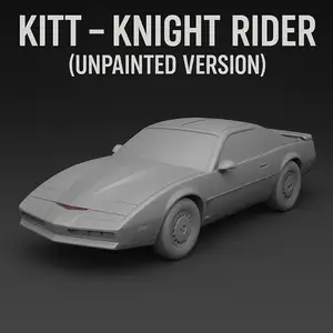 KITT – Knight Rider 3D Model