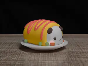 情侣熊系列-蛋包饭一二(Couple Bear-Omelette_rice_egg_Yier)