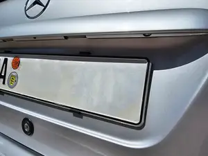 EU licence plate holder for Mercedes-Benz trunk