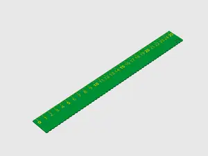 Soild 25cm Ruler