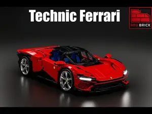 Brick Technic Ferrari Daytona SP3 Set