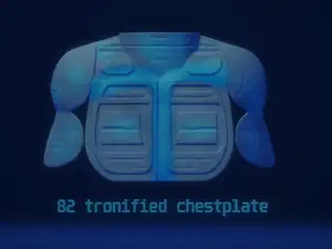 Tronified chestplate cosplay