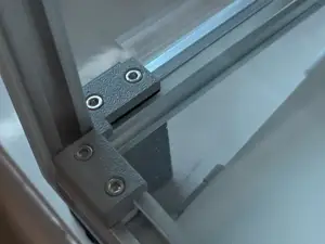 A1封箱-欧标1515铝型材-M型压件-配套M3*10杯头螺丝+4个5.4mm厚1.8mm六角薄螺母