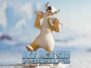 Ice Age Sid the Sloth Figurine
