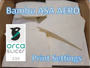 Bambu ASA Aero profile for RC aircraft
