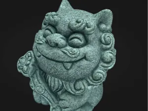 石狮子摆件