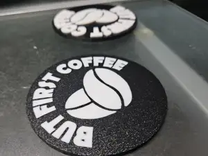 But First Coffee Coasters 4 Piece Set