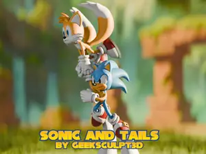 Sonic the Hedgehog and Tails Action Figure