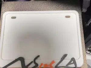 ns125la 牌照框