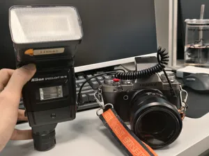 尼康f系列胶片机闪光灯转热靴冷靴转接头